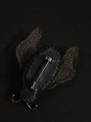 Broche Abeille Émeraude